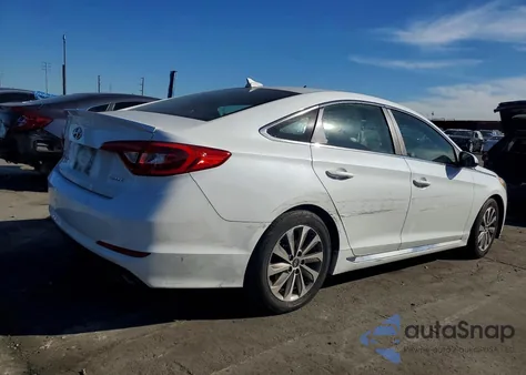 2015 Hyundai Sonata Sport z USA, uszkodzony, nr VIN 5NPE34AF3FH246947